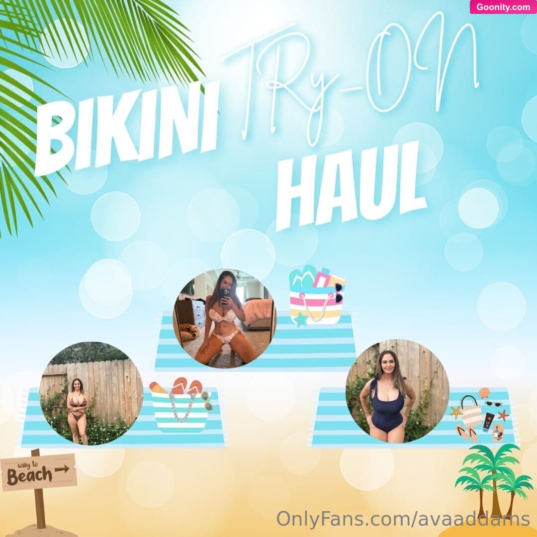 Ava Addams on OnlyFans - New bikini try on video in your DMs 😘 I think it's my naughtiest one yet!