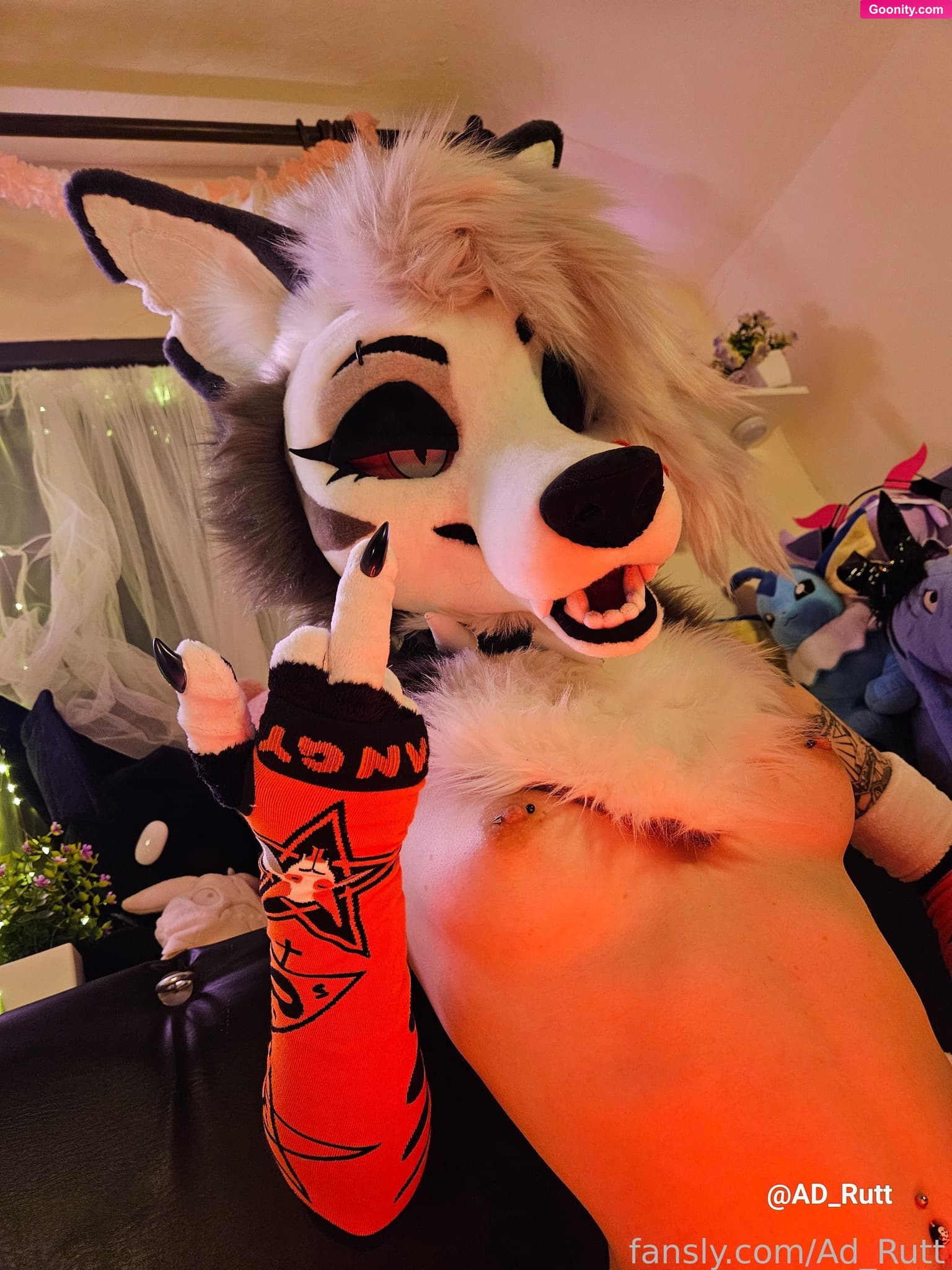 Ad_Rutt on OnlyFans - Loona x Thigh highs🖤🔥 #fursuit #helluvaboss #loona #furry #tattoos #cosplay #succubus #murrsuit #pussy #smalltits #piercings