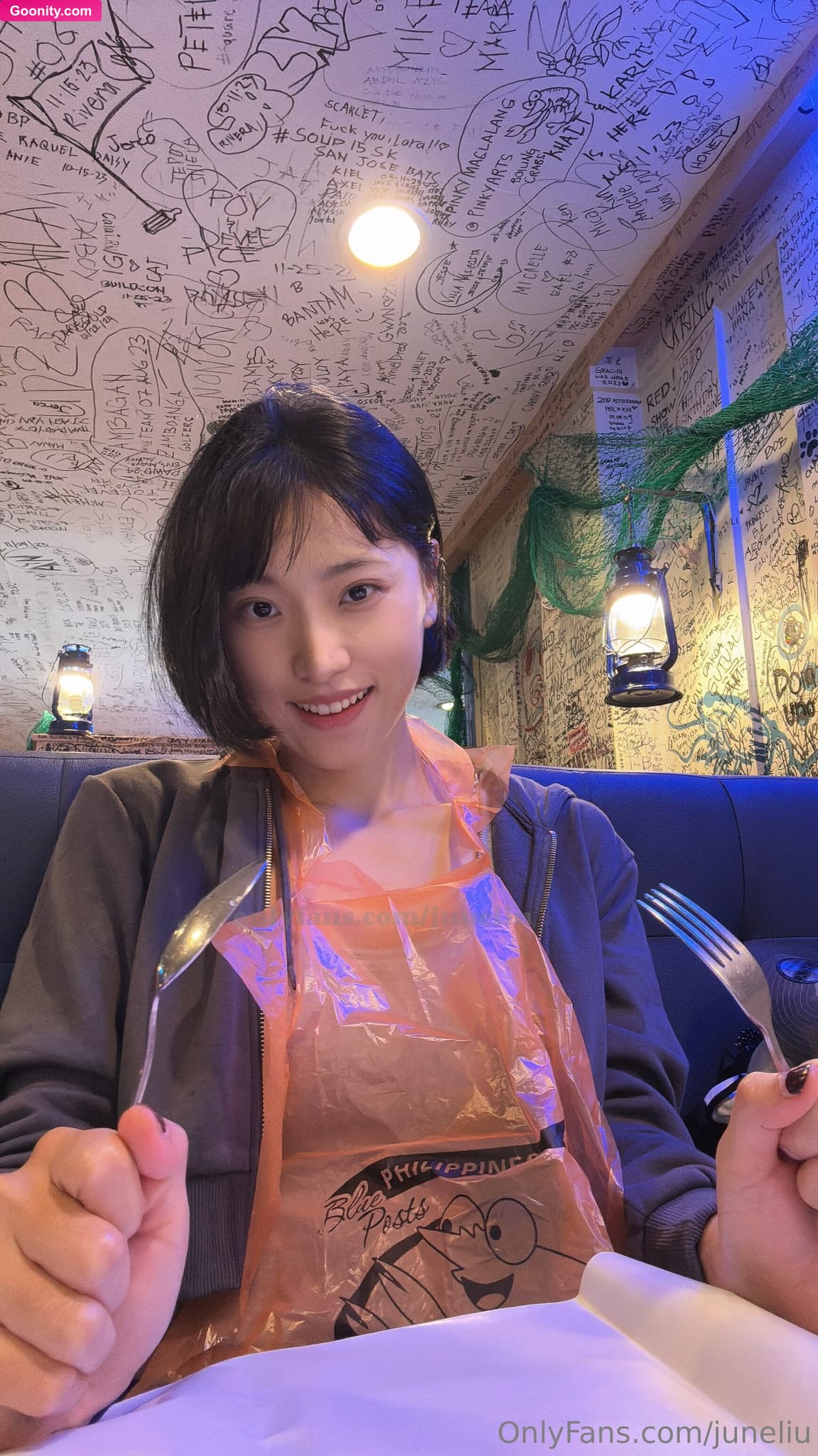 June Liu SpicyGum on OnlyFans - POV: You’re a crab and I’m about to eat you 🍽️