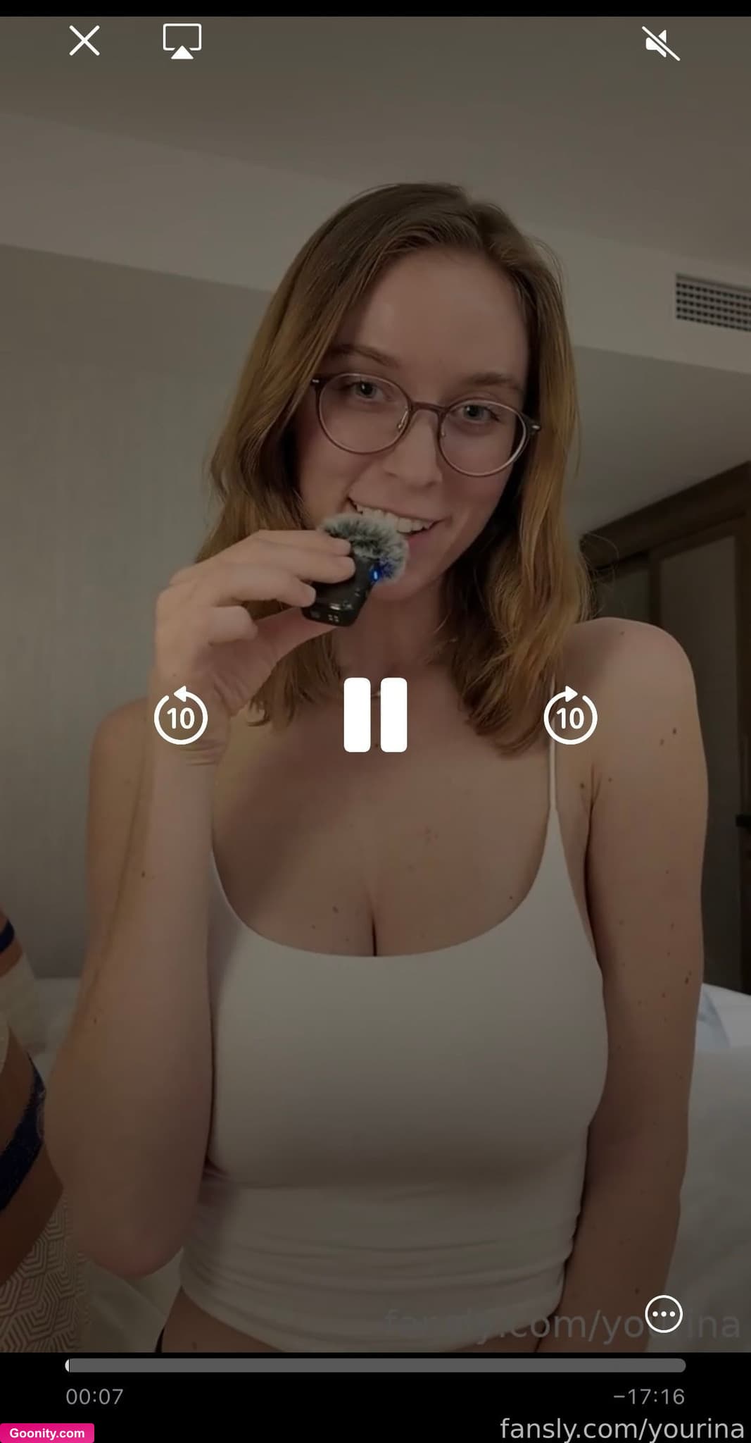 Yourina on OnlyFans - I totally forgot to post about it here but few days ago I shared a special 17 min video where I put my new microphone to test getting it as close as possible to the 🐱 just to see if it can catch all the slippery wet sounds in the room hehe💦 Please dm me in case you didn't get the vid but you’d like to inspect it now and tell me your verdict😏