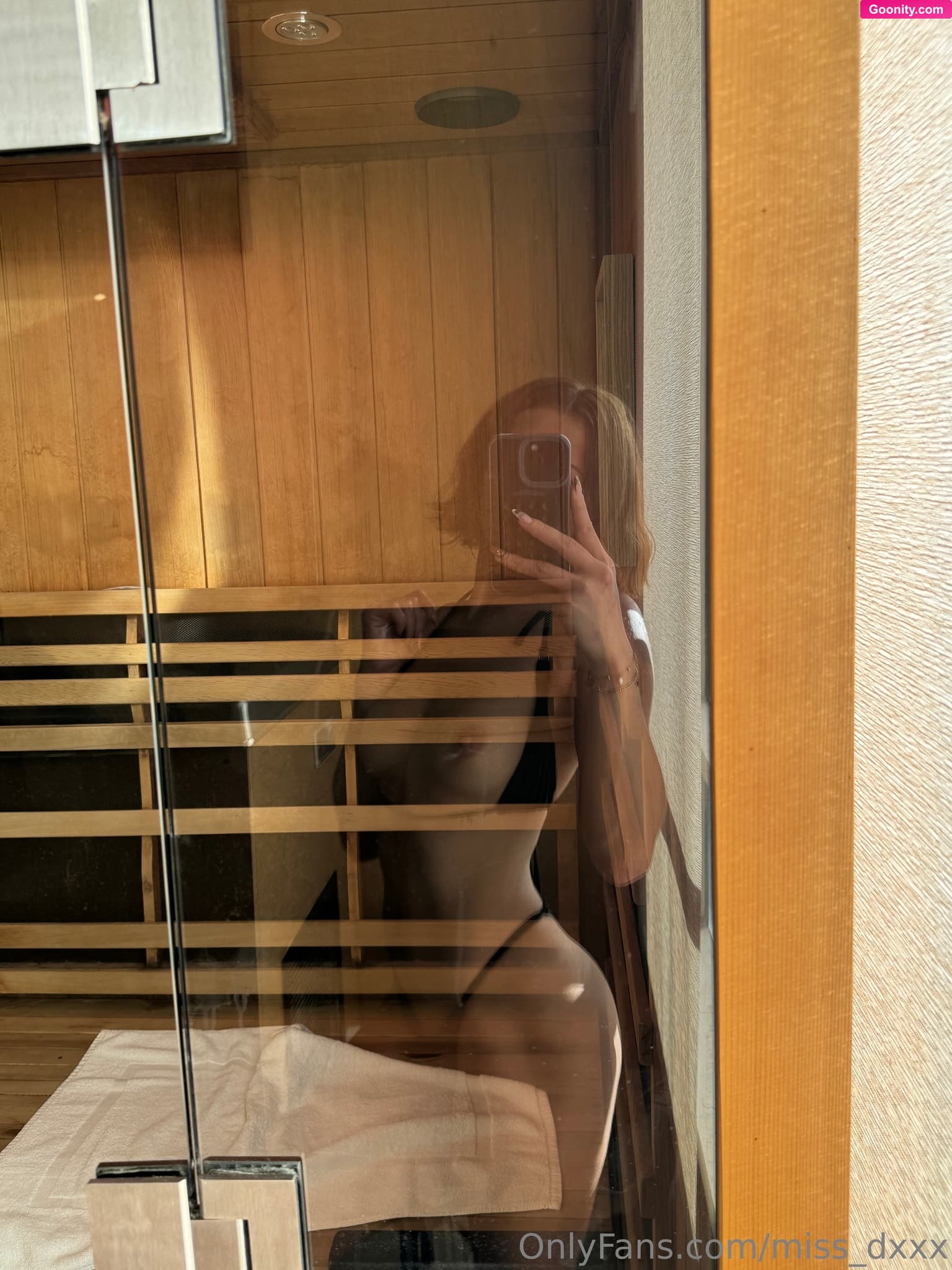 Miss D on OnlyFans - Today at the sauna 🥵