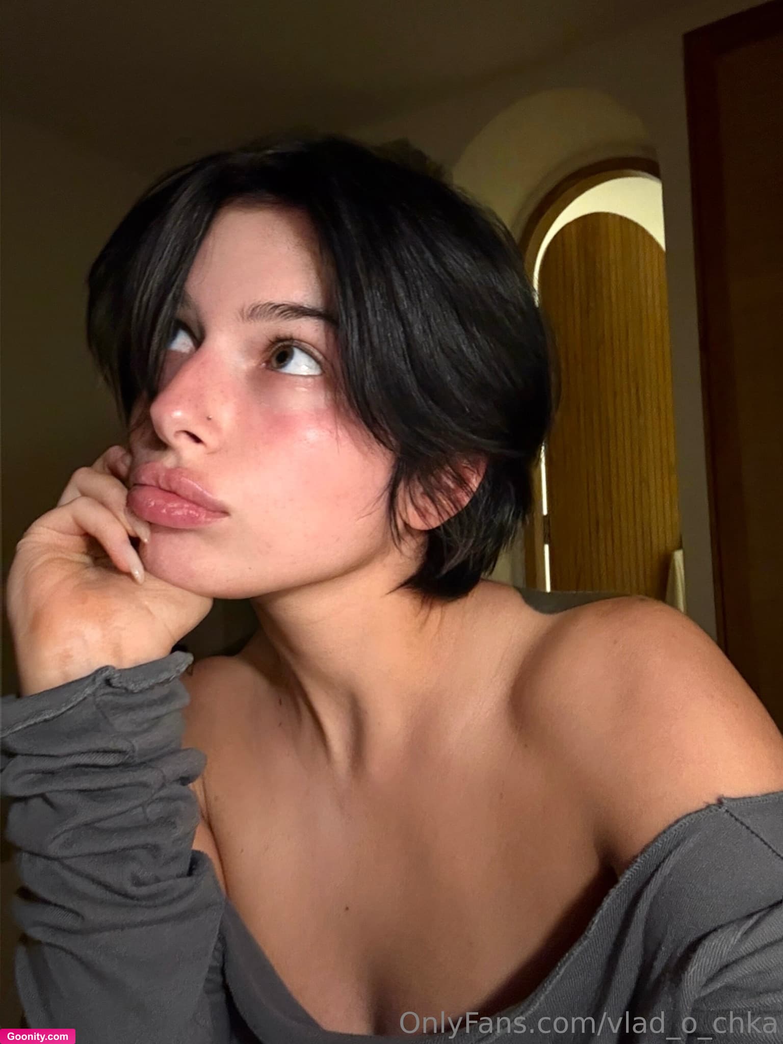 Vladochka on OnlyFans - Getting ready for the stream and stuck in front of my closet 🙈Can’t decide what to wear… will you help me choose? 😏1️ or 2️?
