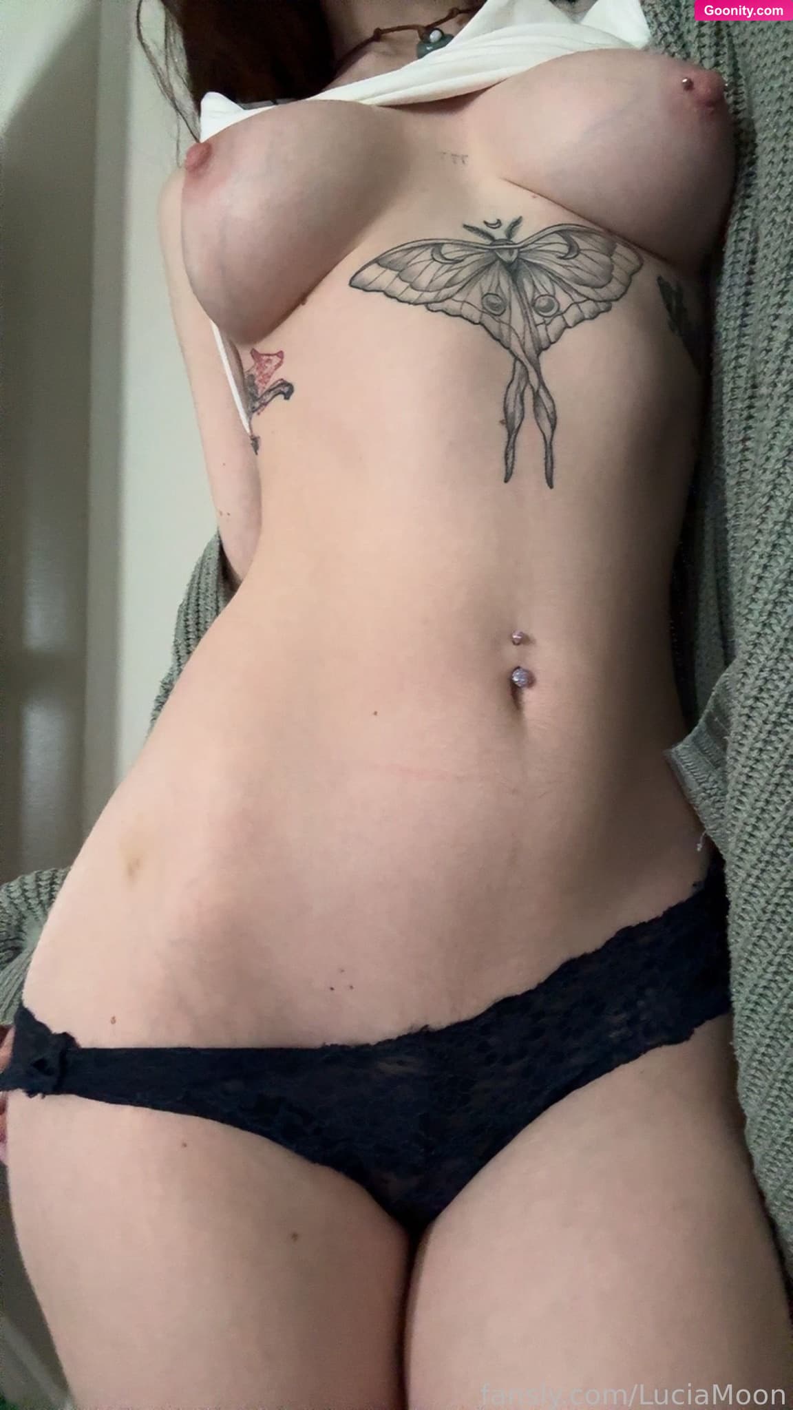 Lucia🌙 on OnlyFans - good moaninnn💕 bruised my hip a lil from practicing pole🥹 #fanslyfyp #fyp #smallboobs #perkytits #horny #hardnipples #nipplepiercings #petite #bigbooty