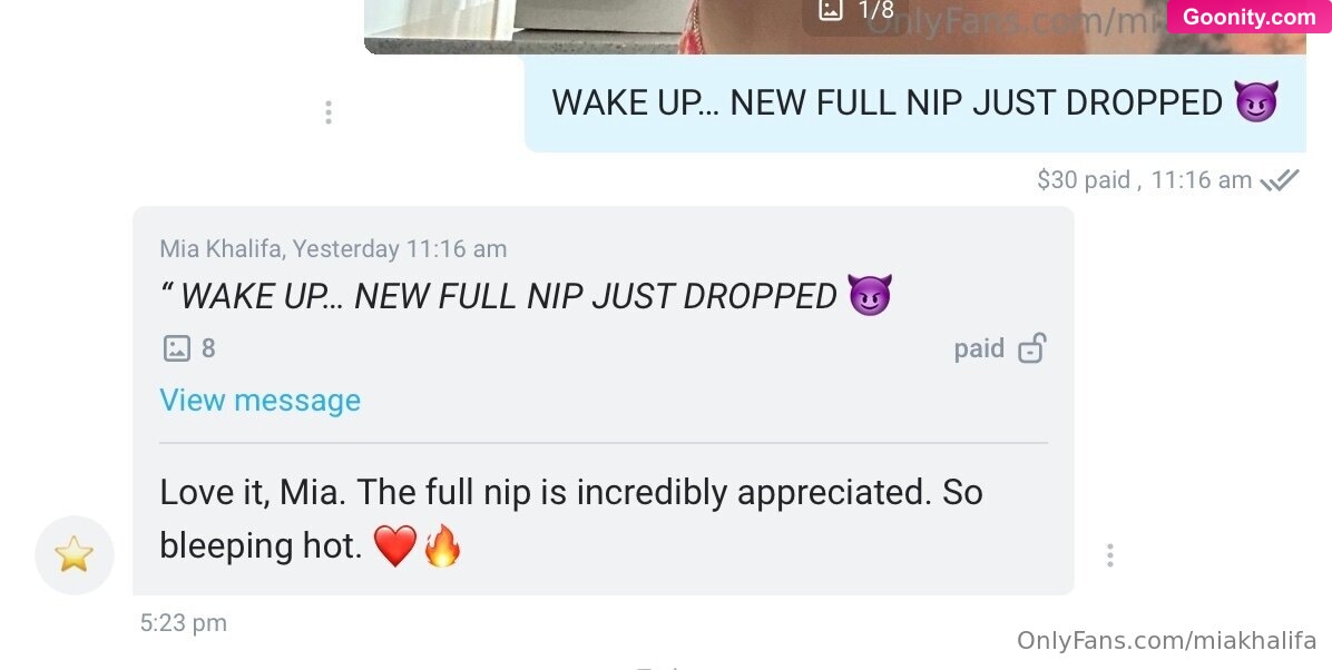 Mia Khalifa on OnlyFans - If you missed this the other day…..