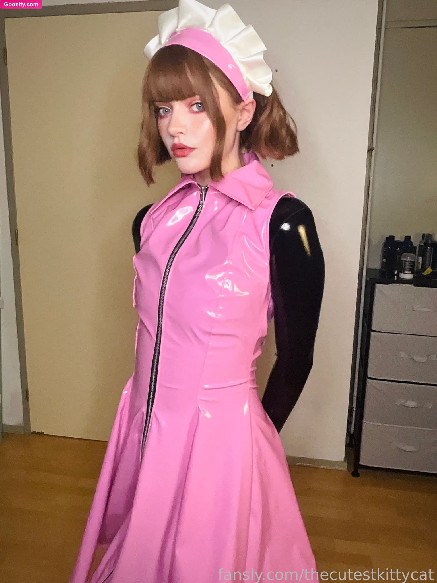 Misty silver on OnlyFans - PVC is one of the best things to exist!!! 🩷