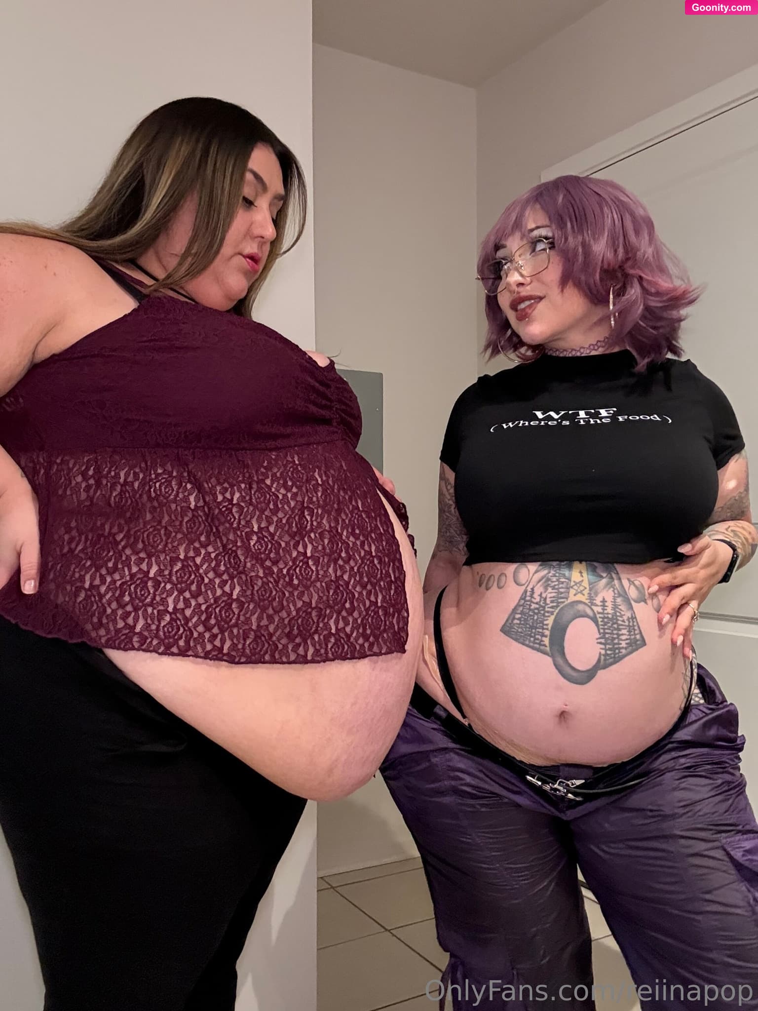 Goddess Reina ๐ค๐ on OnlyFans - Before and after stuffing ๐ฅต Iโm gonna make a vlog of everything we ate! If you still wanna get the clips of us in a bundle you have another 8 hours to tip my travel campaign ๐ the 3 clips that are part of it are: topless aftermath stuffing and fat chat, burping, and body oil fat worship! ๐ซ Also Iโm still working on editing the blueberry photo set for those patiently waiting! Itโs been a crazy week but I promise itโs very hot. Comment if you like blueberry expansion to be body paint/bloating o