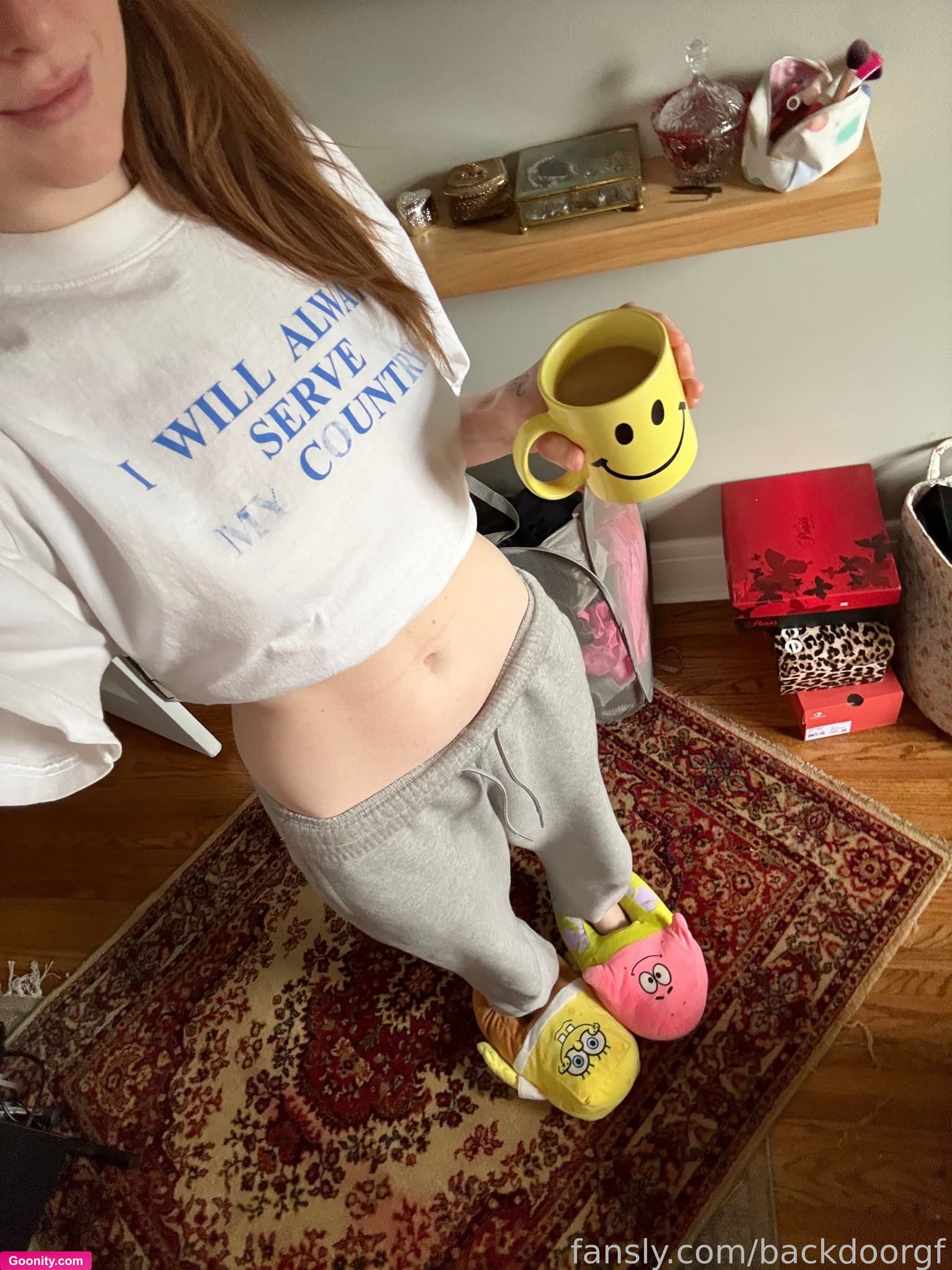 Lola Grant on OnlyFans - Good morning ☺️💞 I just woke up, did some yoga, and am now drinking my coffee in my pj’s and spongebob slippers before I do my anal prep!! I am going to be filming some customs, anal videos, and piss videos today 😍 Hope you are having a great morning on Friday Jr (that’s what I call thursdays lol)