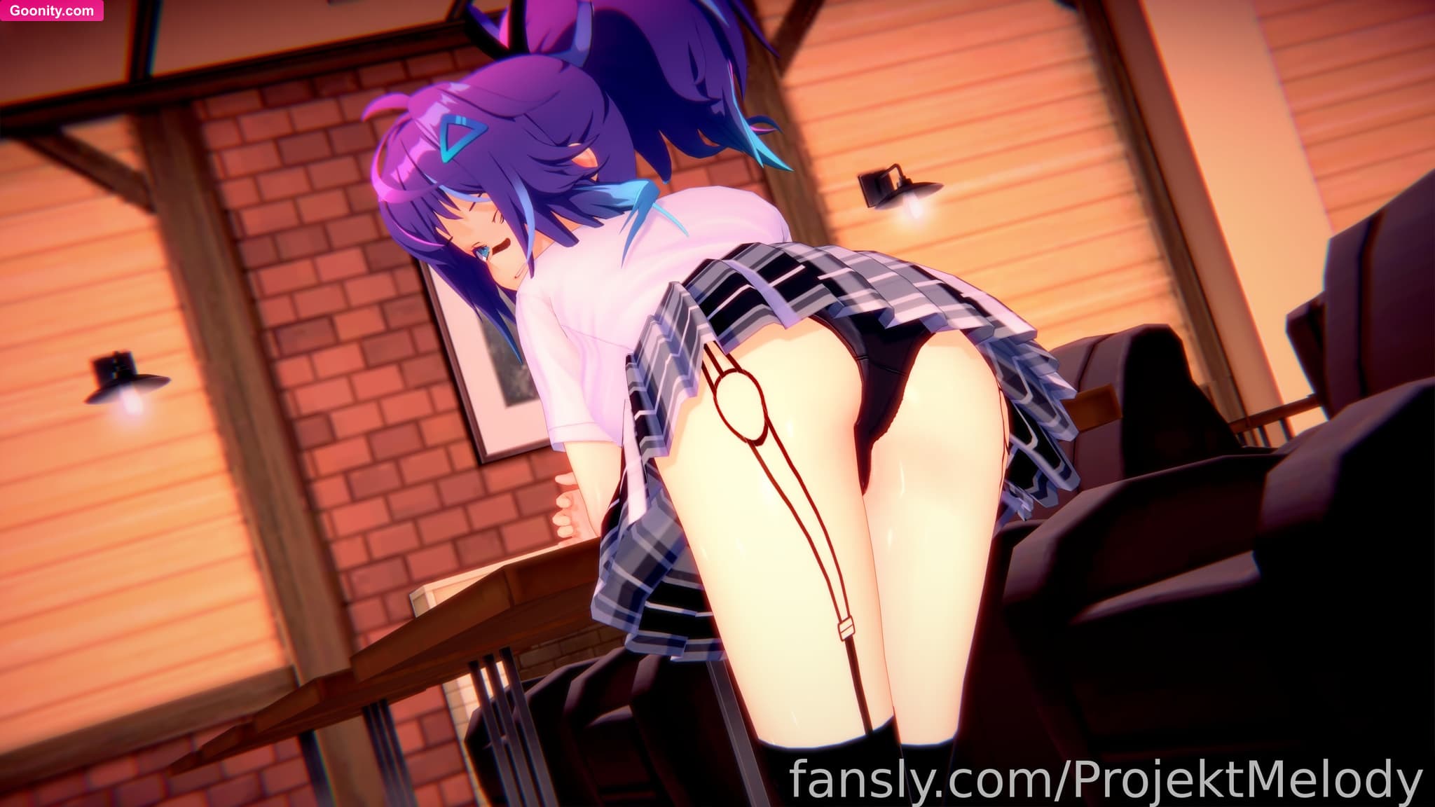 ProjektMelody on OnlyFans - WAIT ARE YOU LOOKING UP MY SKIRT?????!?!?!?