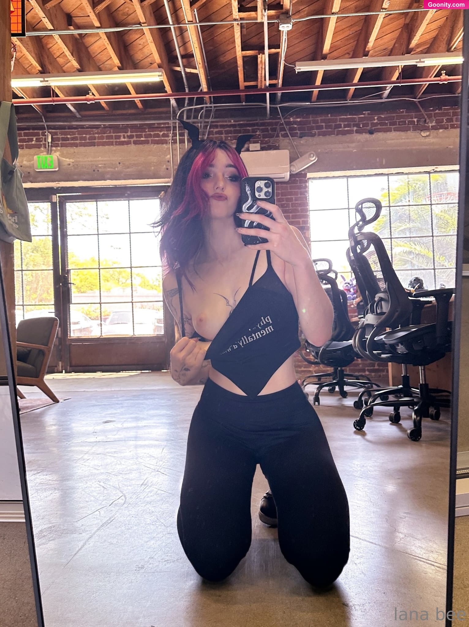 Lana Bee on OnlyFans - Lil tit flash before my photoshoot 🙈 dont tell, okay?