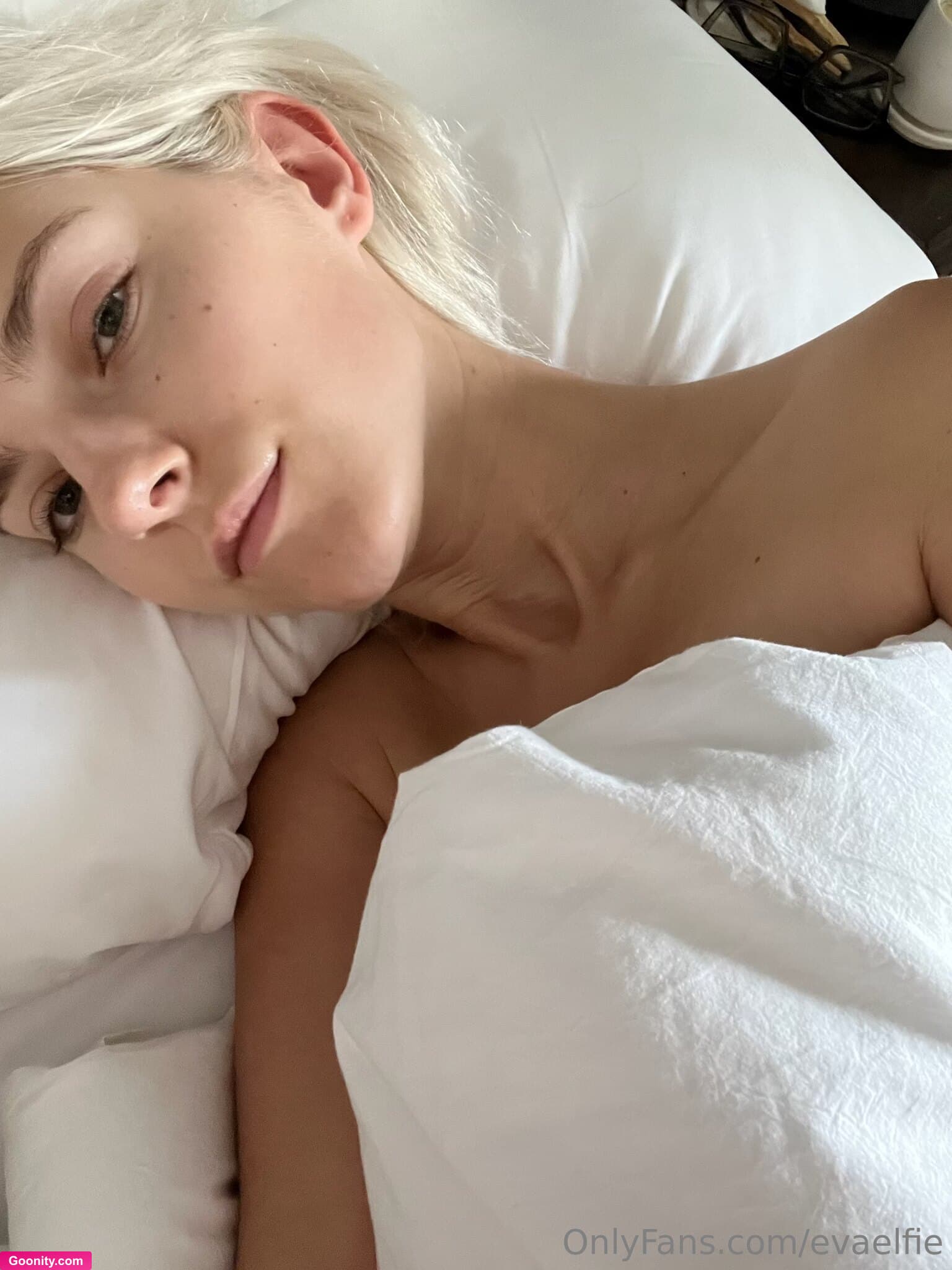 Eva Elfie on OnlyFans - No alarm, no makeup, just me… soft, sleepy, and maybe waitin..