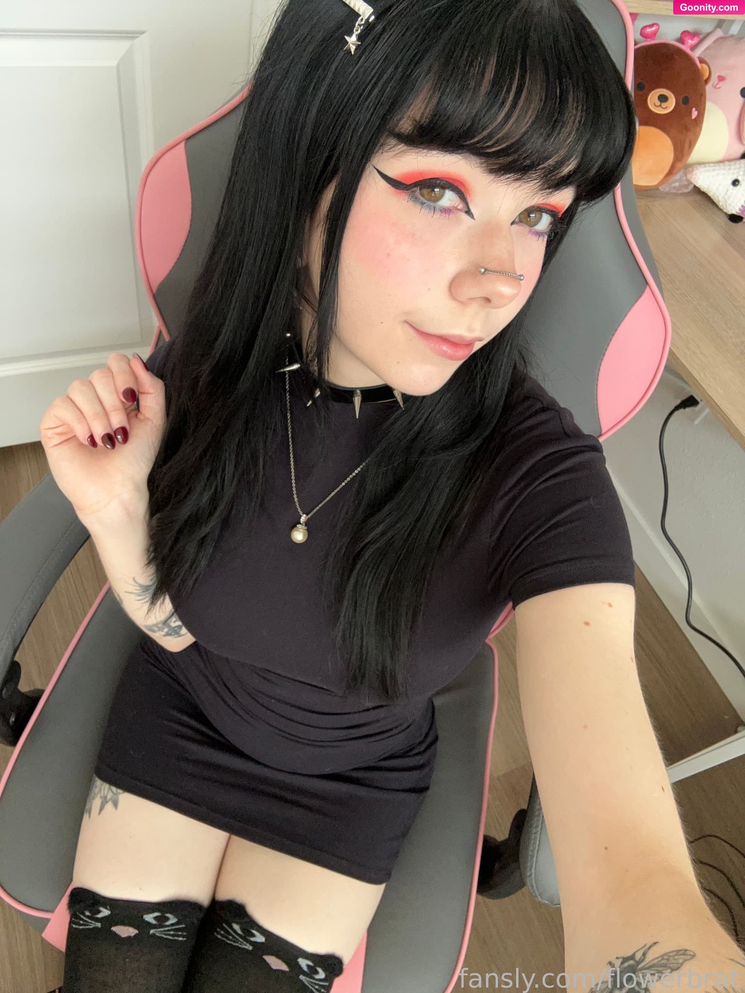 Brat on OnlyFans - Do you think I look cute in this little dress? I feel so slutty hehe