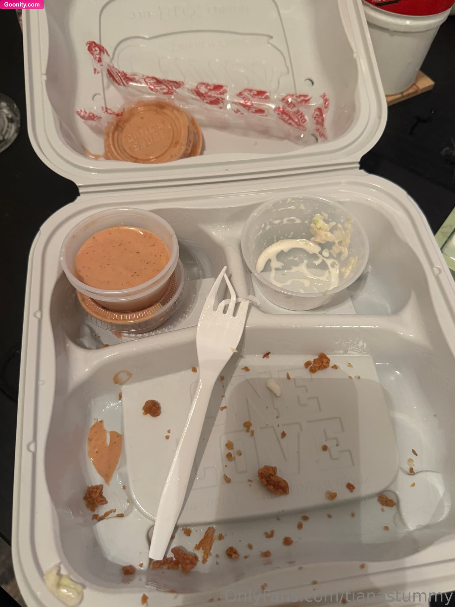 Tiana on OnlyFans - omfg longo bongo stuffing for yall!! 3 chicken sammys....im getting back to my former glory ALSO i just wanted to say that i finished an entire caniac combo at ONCE the other night....in 45 minutes....