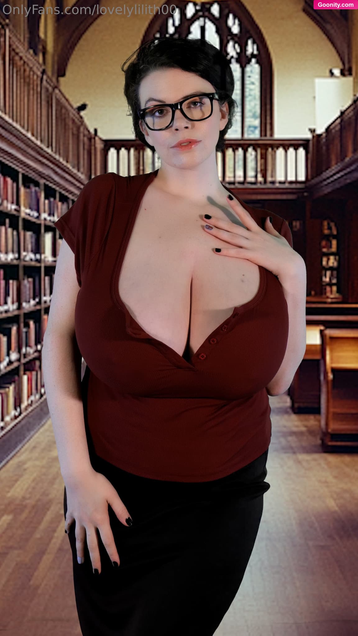 Lovely Lilith on OnlyFans - You won't need a library card to check this out... ;)