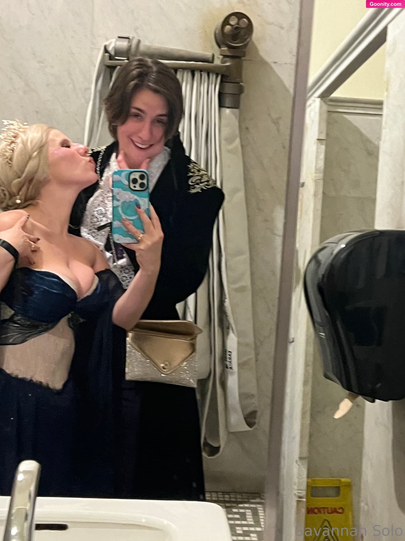 Savannah Solo on OnlyFans - I may or may not have a video of @purplehairedgf eating me out in the bathroom at the fairy ball while we were both kinda trashed 🥴