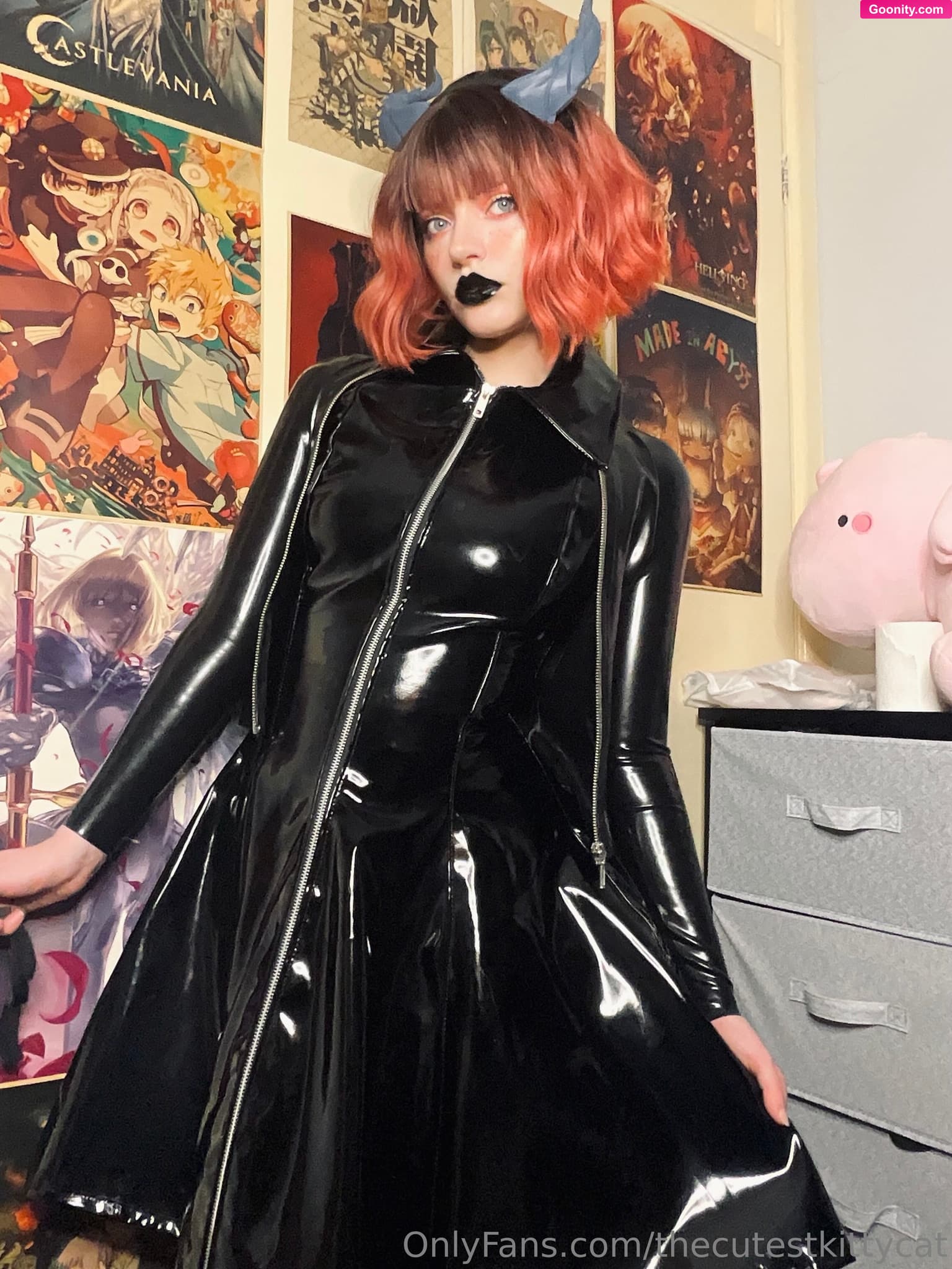 Misty silver on OnlyFans - Latex and PVC go so well together 🖤