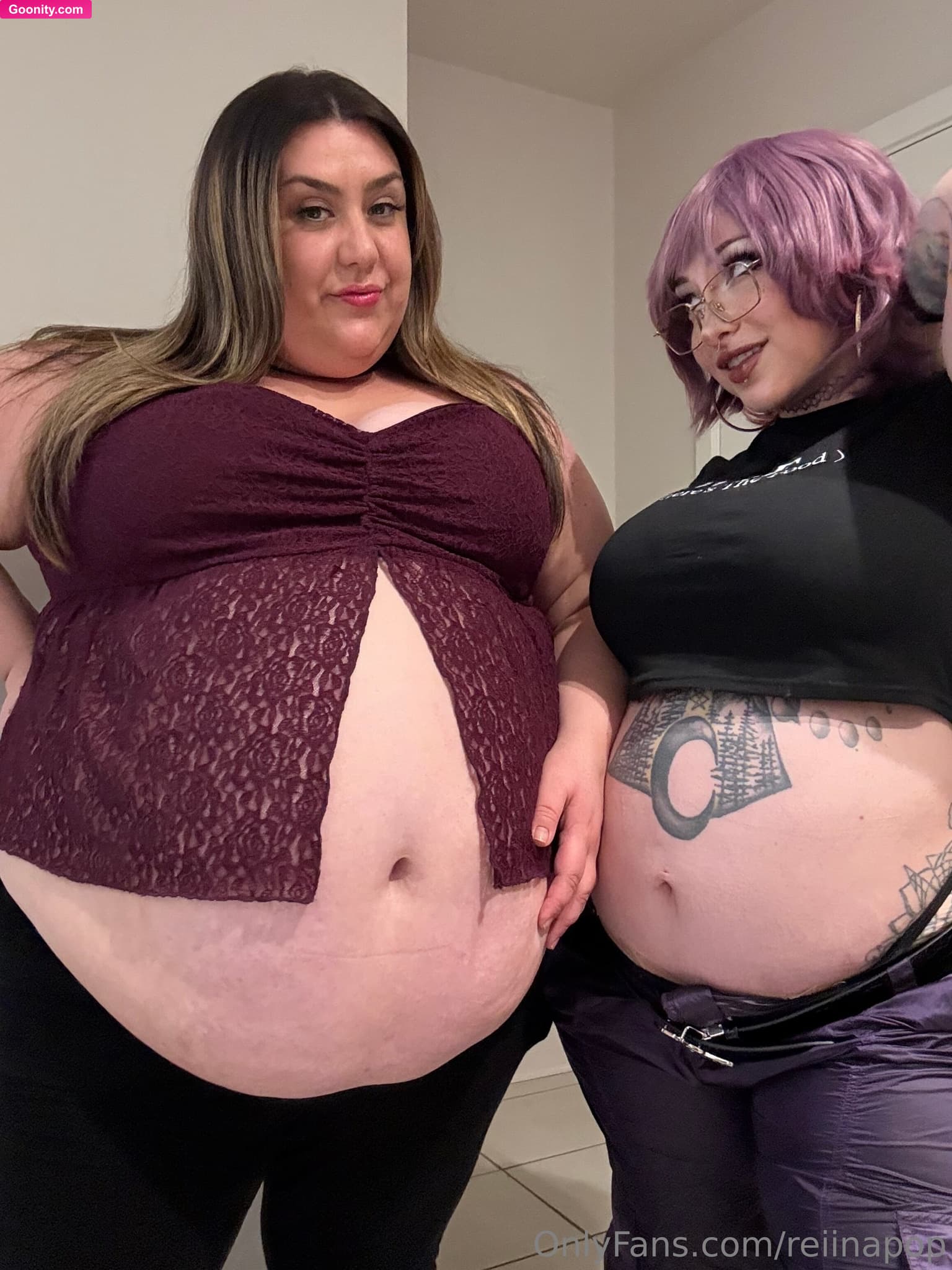 Goddess Reina π€π on OnlyFans - Before and after stuffing π₯΅ Iβm gonna make a vlog of everything we ate! If you still wanna get the clips of us in a bundle you have another 8 hours to tip my travel campaign π the 3 clips that are part of it are: topless aftermath stuffing and fat chat, burping, and body oil fat worship! π« Also Iβm still working on editing the blueberry photo set for those patiently waiting! Itβs been a crazy week but I promise itβs very hot. Comment if you like blueberry expansion to be body paint/bloating o