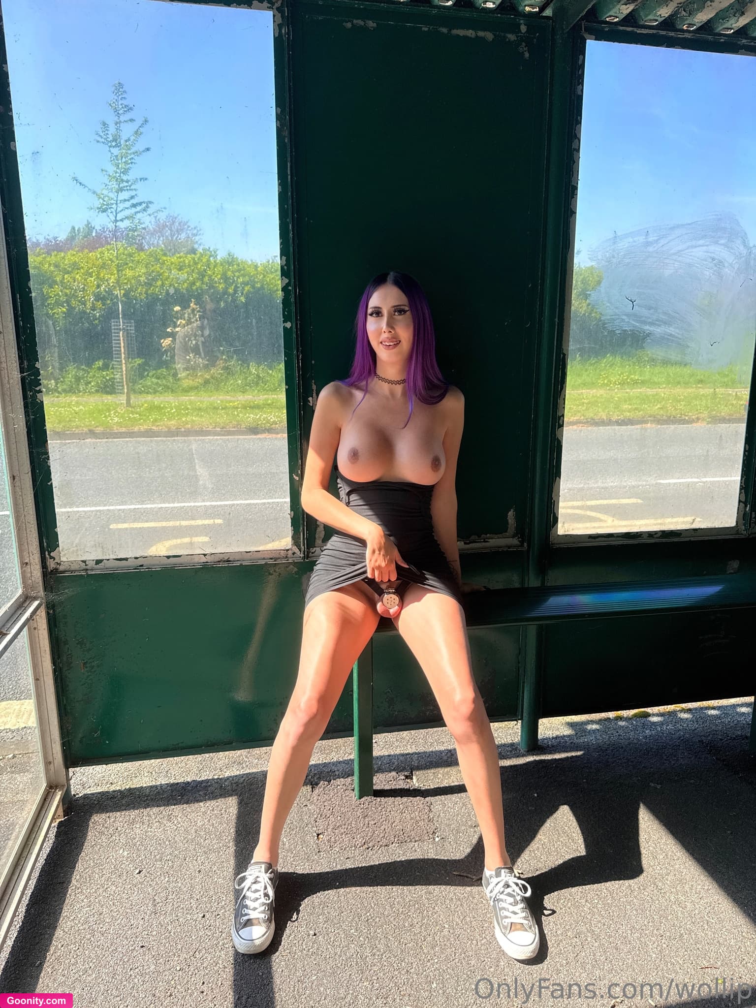 pillow on OnlyFans - just casually waiting for the bus in my flat cage wbu? lol f..