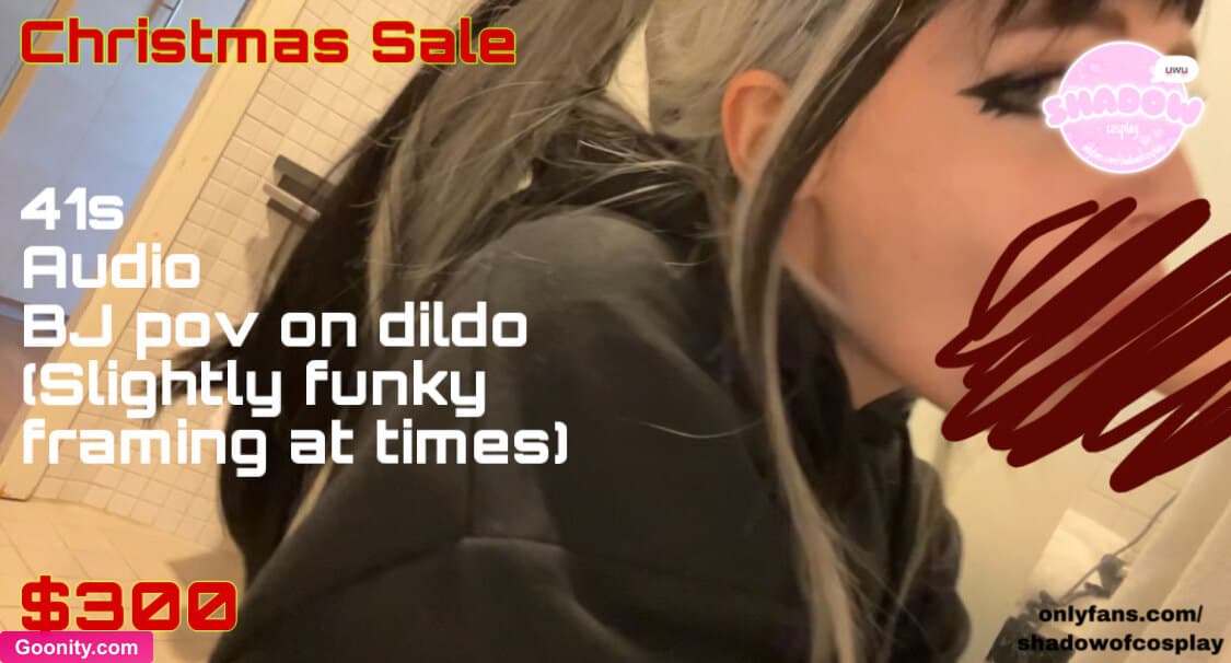 shadowofcosplay on OnlyFans - CHRISTMAS SALE!! As promised I dug through my old videos and found some never before seen explicit ones! I tried to go for all price ranges here so we have audio, no audio, fingering, nipple play, dildo sucking, spanking, as much as I could find! Each image shows the length of the video and what you can expect :3 And because I know thats not accessible to everyone I’ll post a soapy boob vid after this post as a little Christmas gift ❤️ Dm me which one you’d like and I’ll send a locked post at th