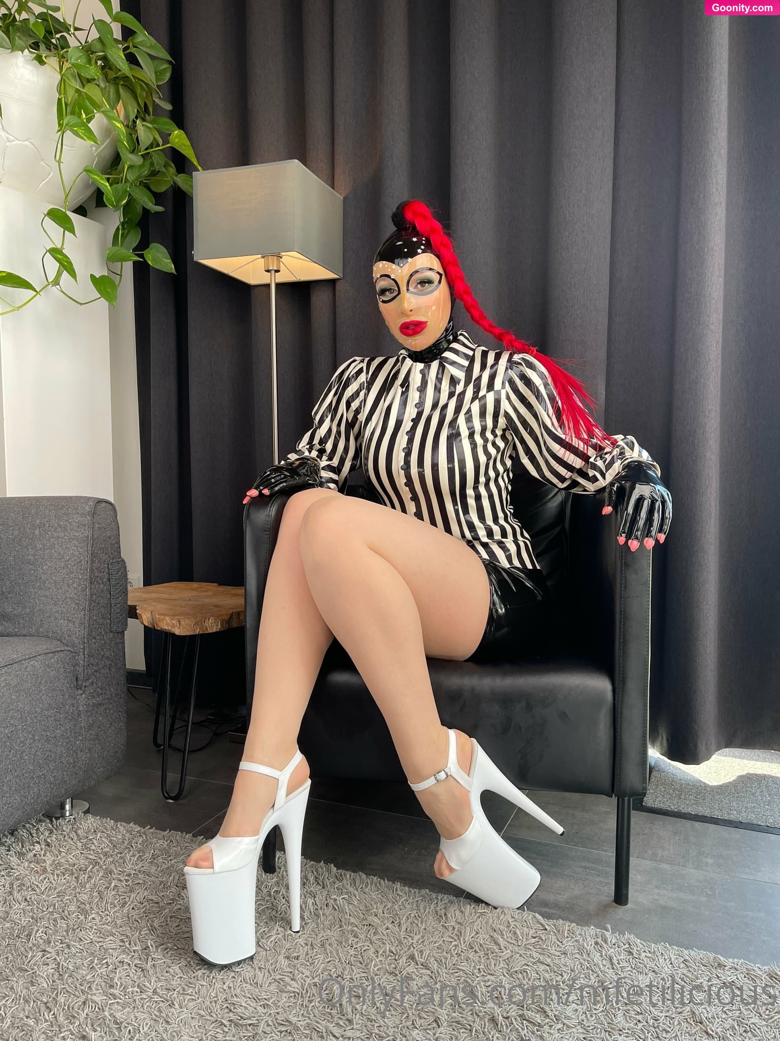 Miss Fetilicious on OnlyFans - Lounging around at Sauerland weekend in my stylish black and white latex.