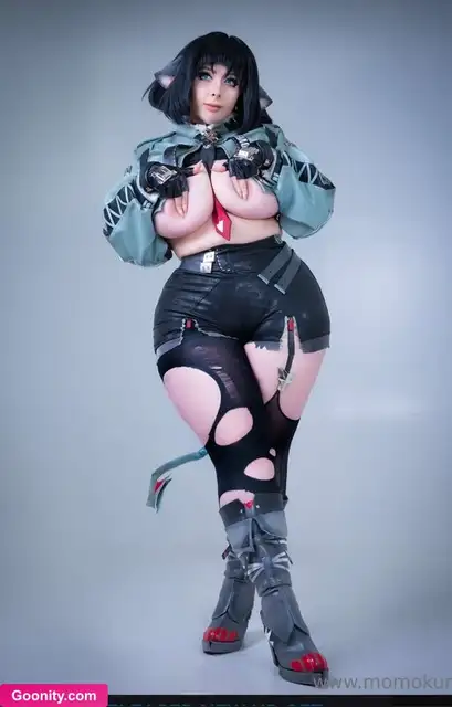 Momokun Flashing Her Tits In Cosplay Nude Fansly Photo