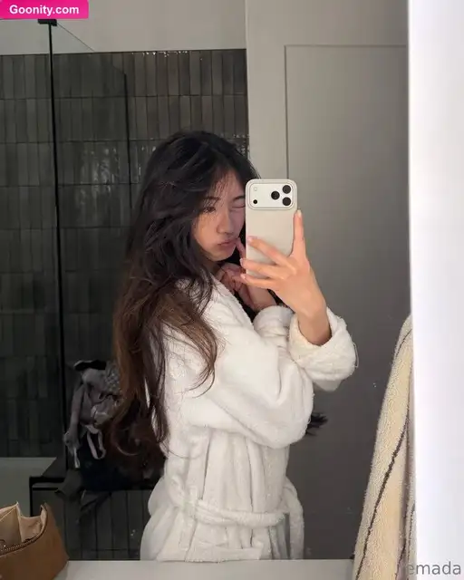 Yemada Posing Her Body In White Robe Nude OnlyFans Photo