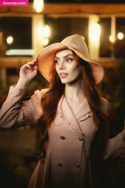 Clarus Polaris Teasing In A Pink Dress And Hat Nude OnlyFans Photo