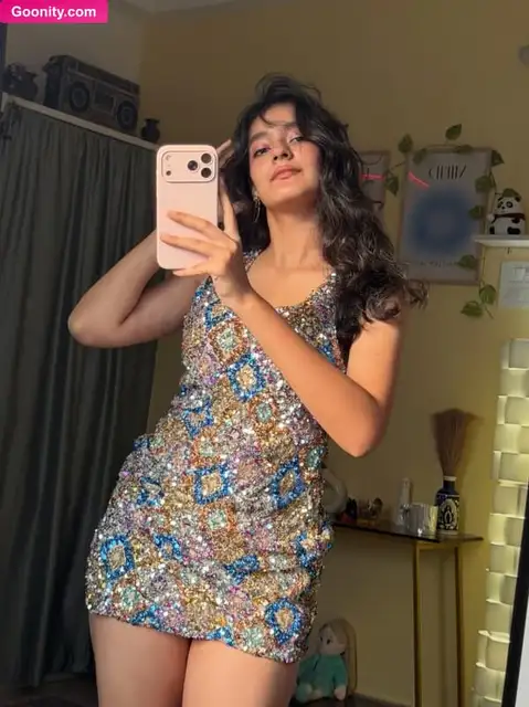 Subhashree Sahu Showing Her Curves In Sparkly Dress Nude OnlyFans Photo