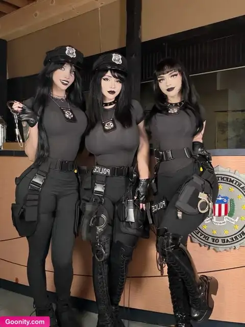 pinkchyu Posing In Tight Police Cosplay Nude OnlyFans Photo