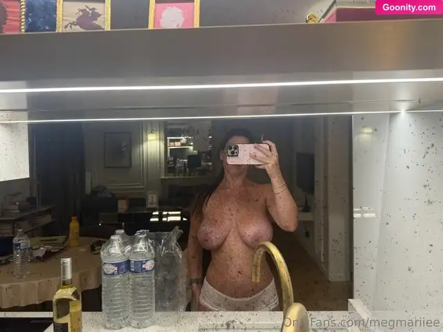Megan Mccarthy Bare Tits Mirror Selfie In Bathroom Nude OnlyFans Photo