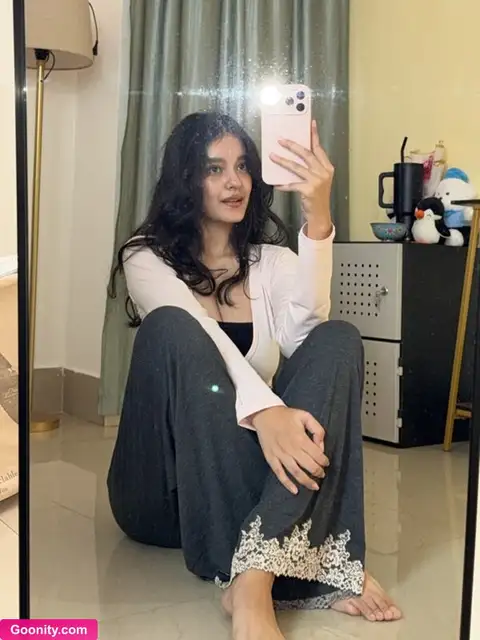 Subhashree Sahu Sitting Her Body In White Cardigan Nude OnlyFans Photo