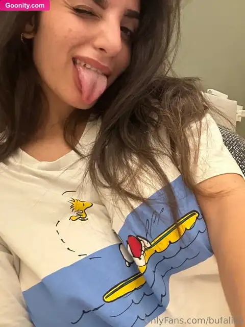 Ika DAuria Sticking Her Tongue Out In T-shirt Nude OnlyFans Photo